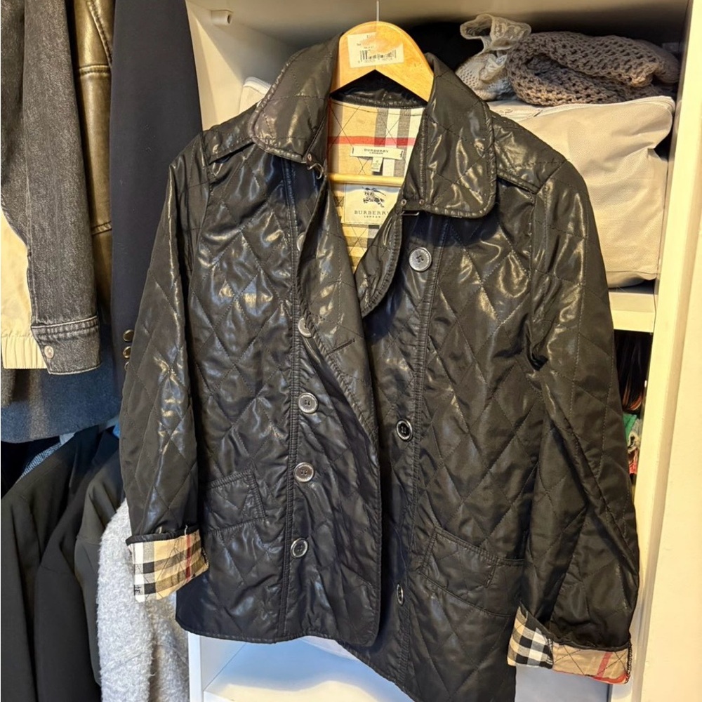 Burberry Black Quilted Puffer Jacket